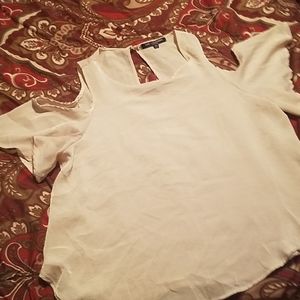 Blush Cold Shoulder Blouse